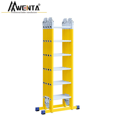 4x6 EN131 Fiberglass ladder multifunction fiberglass step ladder multipurpose ladder