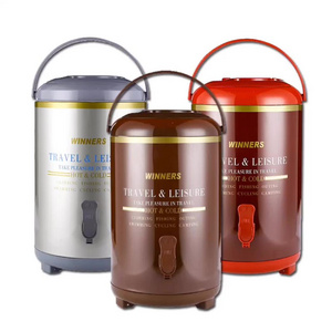 6L 8L 10L insulation barrel 304 stainless steel milk tea bucket milk tea dispenser