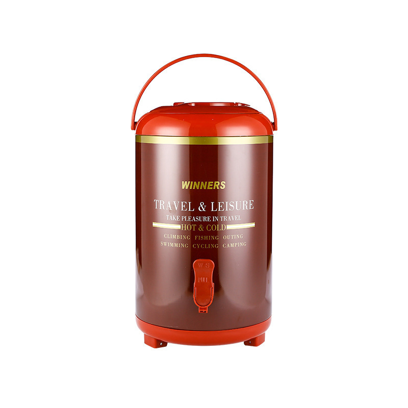 6L 8L 10L insulation barrel 304 stainless steel milk tea bucket milk tea dispenser