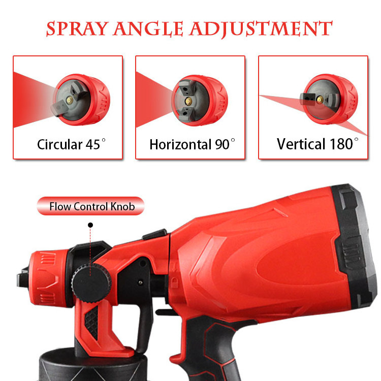 Cordless Electric Automatic Spray Gun For Real Stone Paint Emulsion Paint Handheld Paint Spray Gun