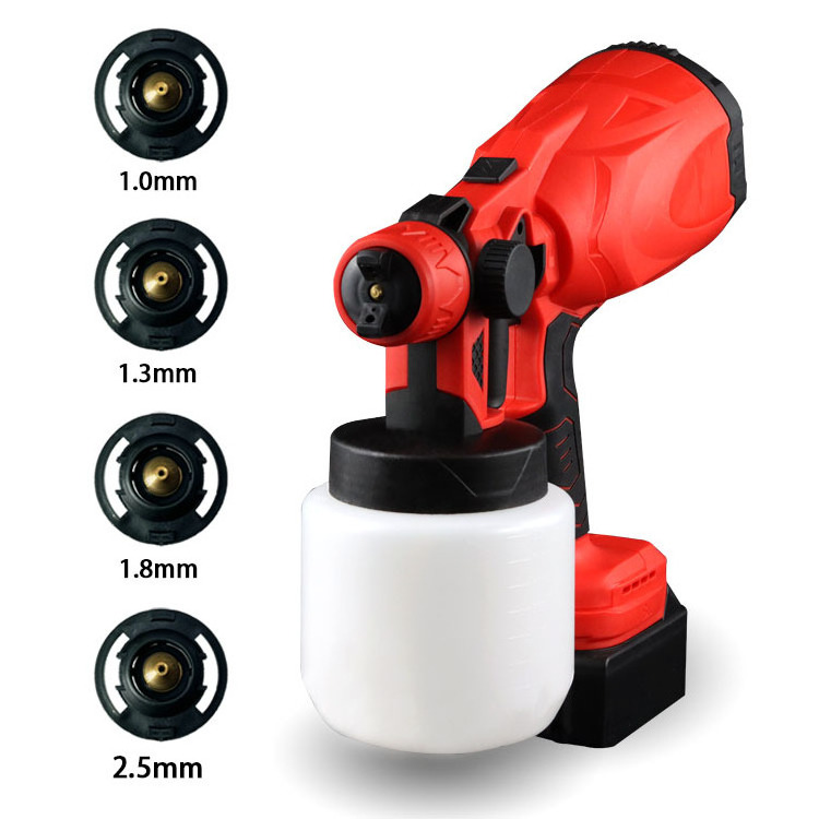 Cordless Electric Automatic Spray Gun For Real Stone Paint Emulsion Paint Handheld Paint Spray Gun