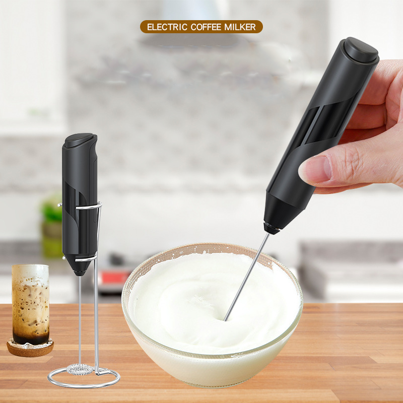 Electric Portable Coffee Milk Frother Usb Rechargeable Coffee Grinder Multifunctional Handheld Wireless Milk Frother