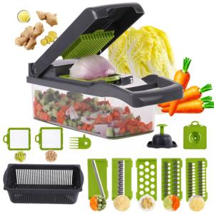 Hot sale 12 in 1 Household Shredder Dicer Machine Vegetable Fruit Slicer Chop Salad Chopper