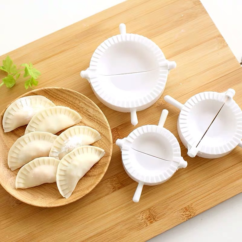 3 PCS Dumpling Mould Plastic Dumpling Maker Press Empanada Press For Cooking Pierogi Ravioli Turnover Wrappers