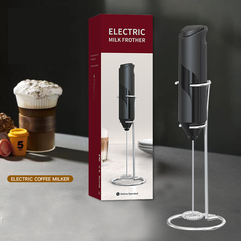 Electric Portable Coffee Milk Frother Usb Rechargeable Coffee Grinder Multifunctional Handheld Wireless Milk Frother