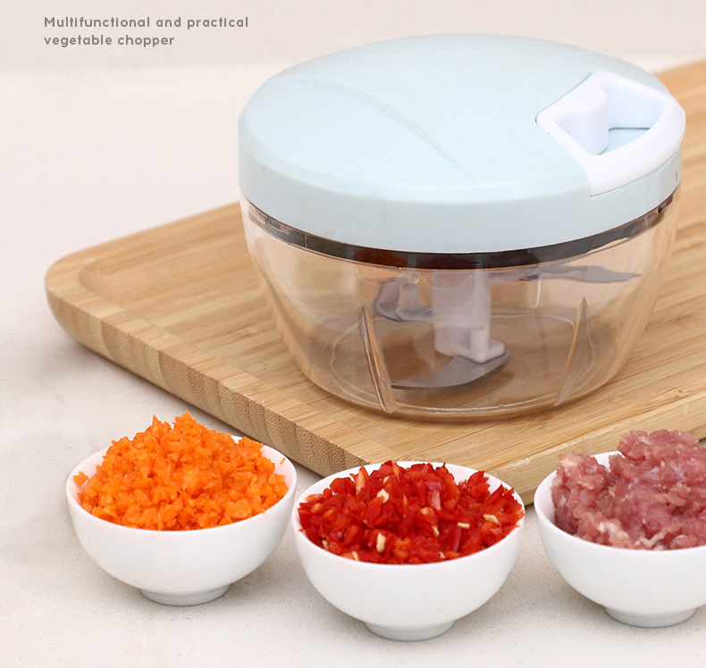 Home kitchen Multi-Function Vegetable Coriander Parsley Spice Cutter Shredder Chopper Hand Pull Garlic Meat Herb Grinder