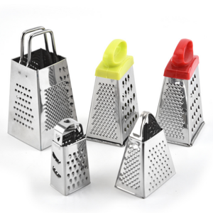 Kitchen Gadget Multi-functional Stainless Steel Four-Side Planer  4 in 1 Vertical Vegetable Peeler Grater