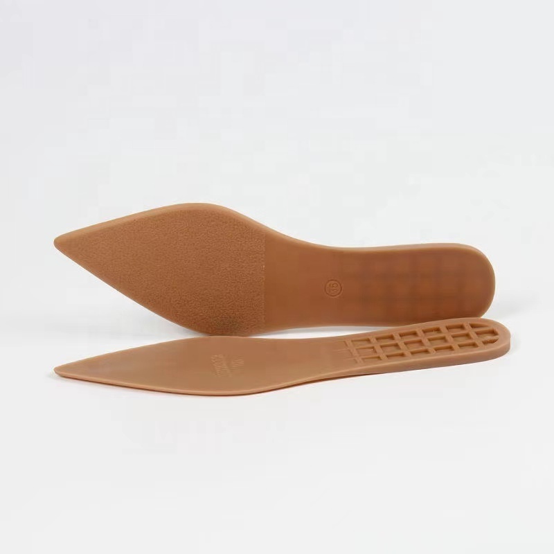 Factory wholesale cheap price point toe shape PVC sole flat- heel outsole woman shoes material