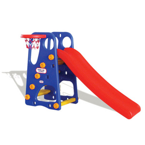 YL-HT003 Plastic Kids Indoor Amusement Equipment Basketball Hoop Indoor Plastic Kid Slide