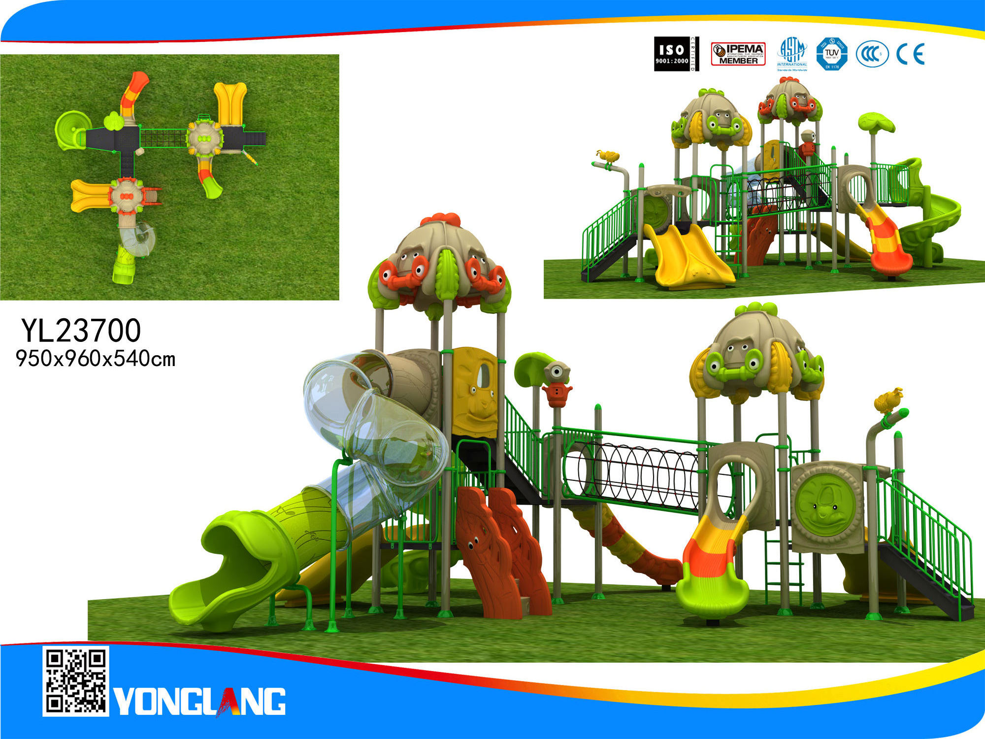 3-15 Years Kids Play Amusement Old School Toys Equipment Out Door Playground For Sale