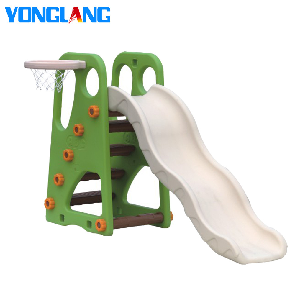 YL-HT003 Happy Outdoor Kids Swing And Slide , Children Garden Play Set , Plastic Toddler Slider