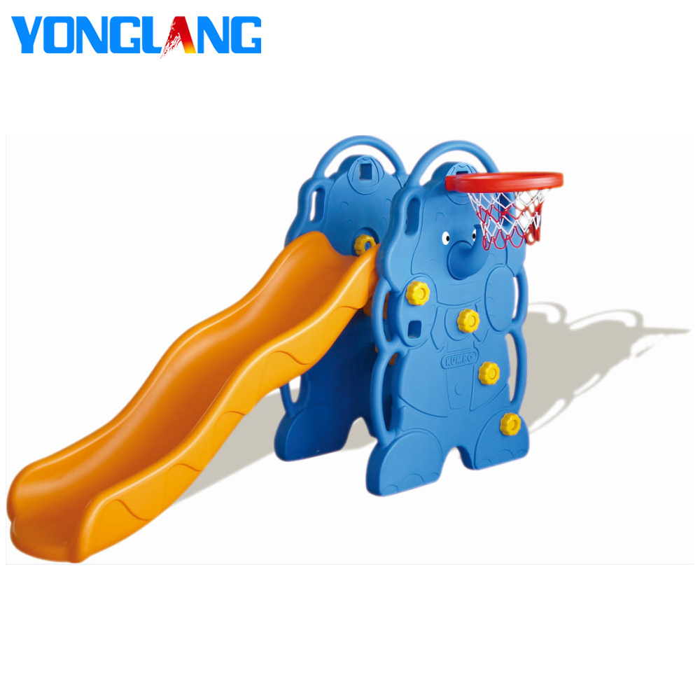 YL-HT003 Happy Outdoor Kids Swing And Slide , Children Garden Play Set , Plastic Toddler Slider