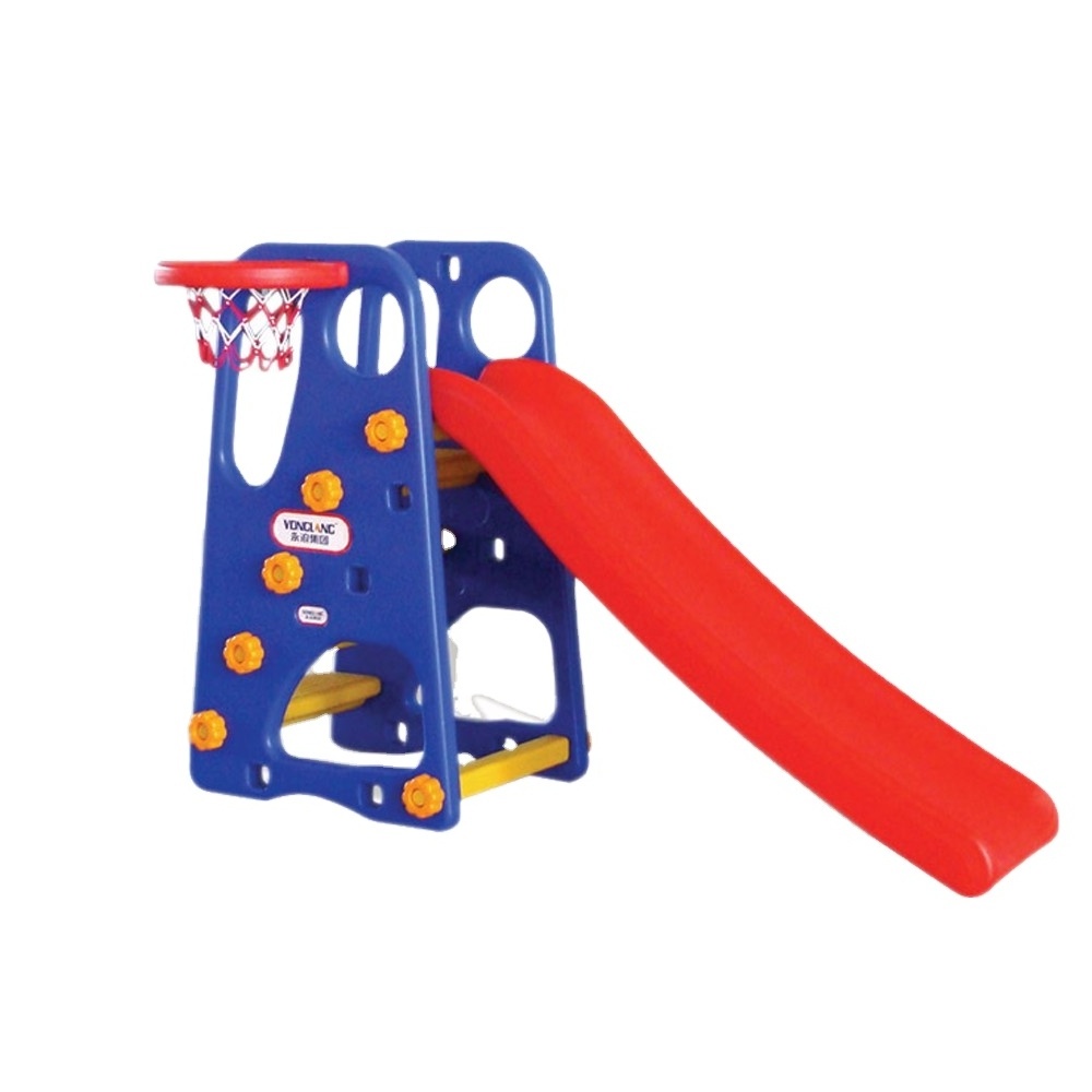 YL-HT003 Happy Outdoor Kids Swing And Slide , Children Garden Play Set , Plastic Toddler Slider