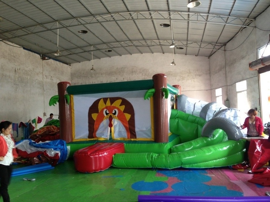 YL-CQ015 Amusement Parks Slide Commercial Cheap Bouncer Juegos Para Ninos Inflatables With Slide