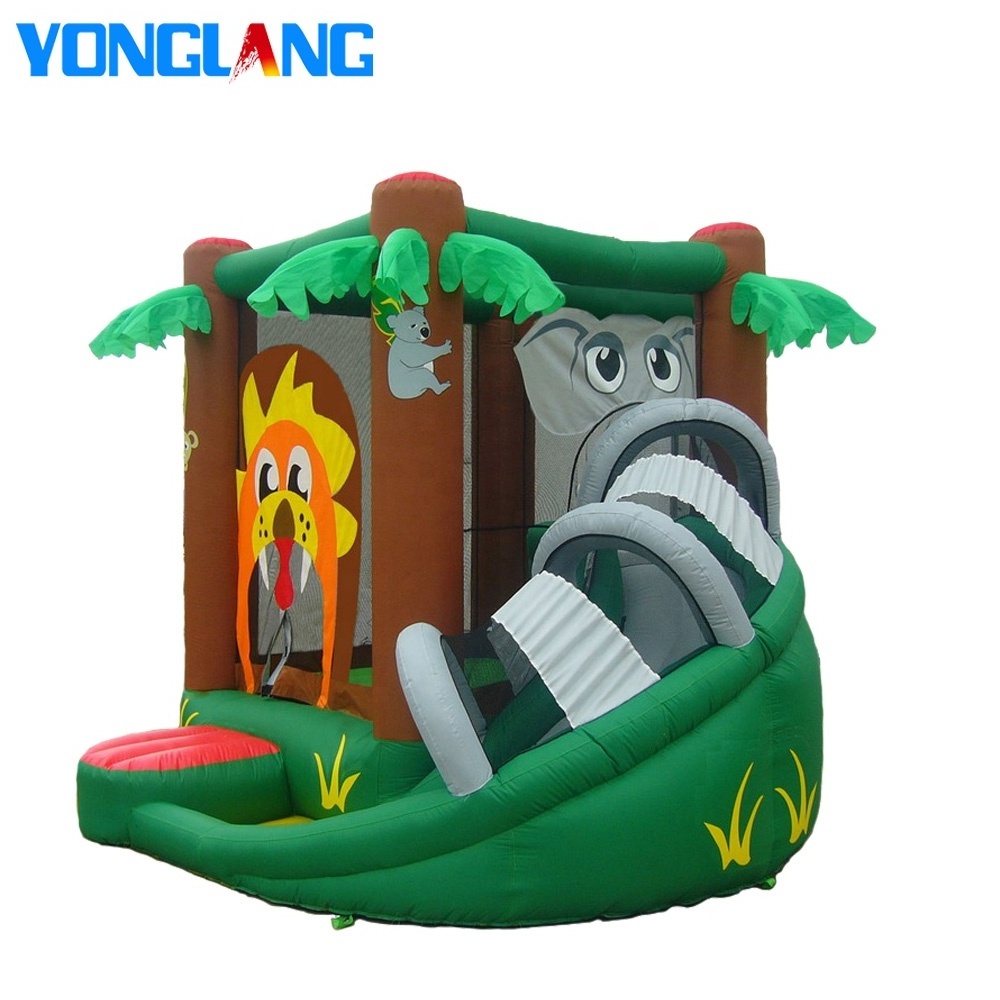 YL-CQ015 Amusement Parks Slide Commercial Cheap Bouncer Juegos Para Ninos Inflatables With Slide