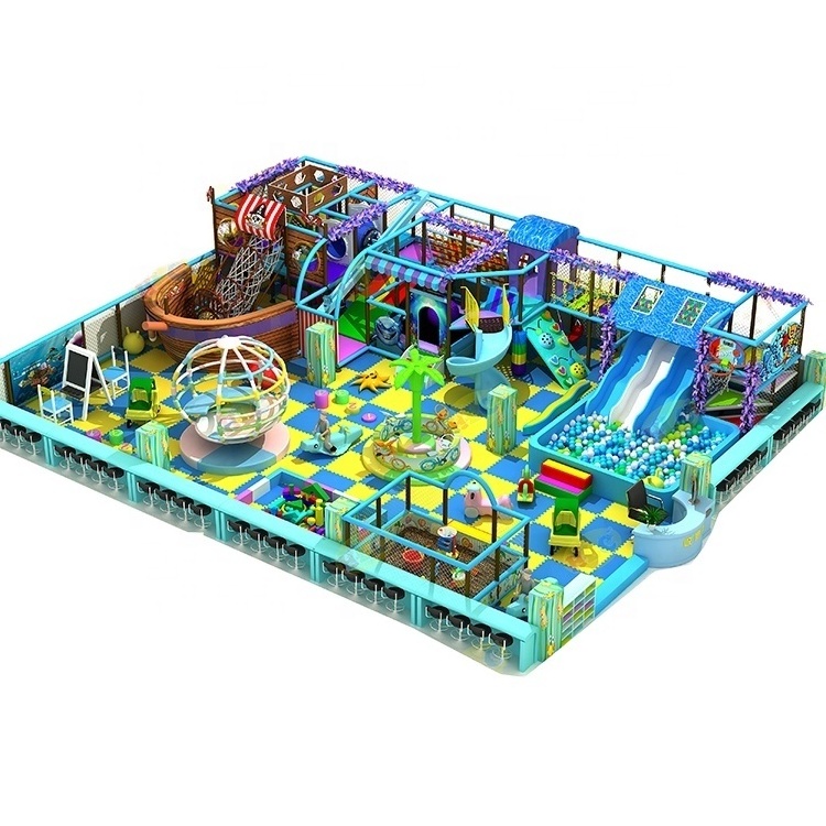 Play Game Equipment Indoor Playground Juegos Para Ninos Custom Durable Soft Colorful Children Modern Yonglang Plastic Playground