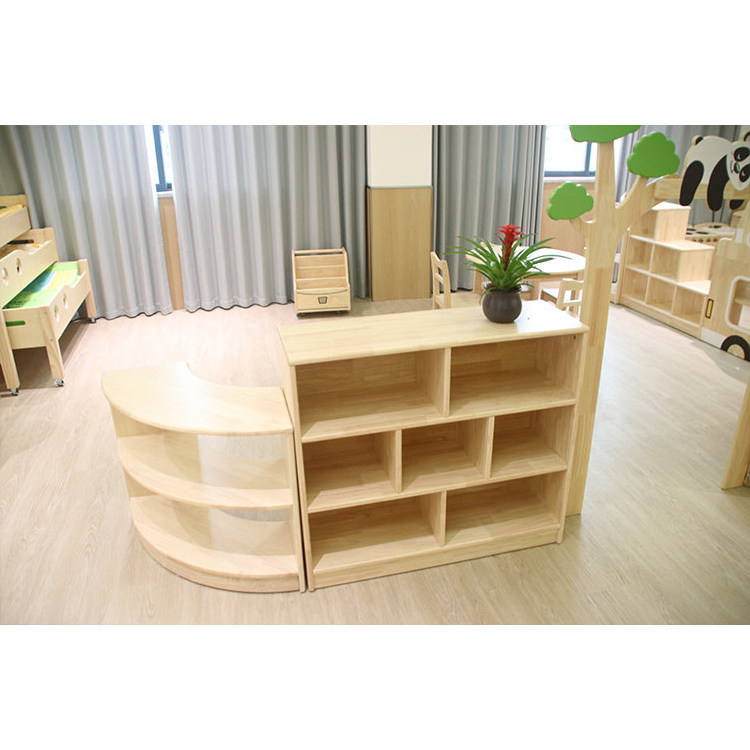 Kids Kindergarten Furniture Children Preschool Daycare Furniture Wooden Toddler Toy And Book Storage Furniture For Sale