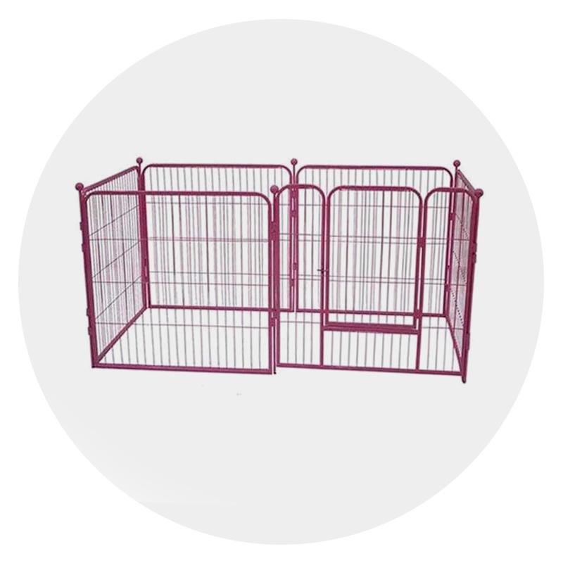 Most popular products china Portable Indoor DIY folding combination free metal dog pet fences indoor