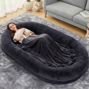 Wholesale Human Dog Bed, big lots living room, bedroom sleeping room tatami super large giant bean bag 10ft sofa bed chairs