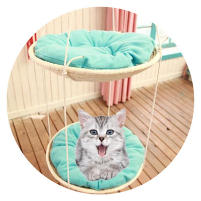 Hot selling products tall cat tree hammock dropshipping cat hammock cat hammock macrame