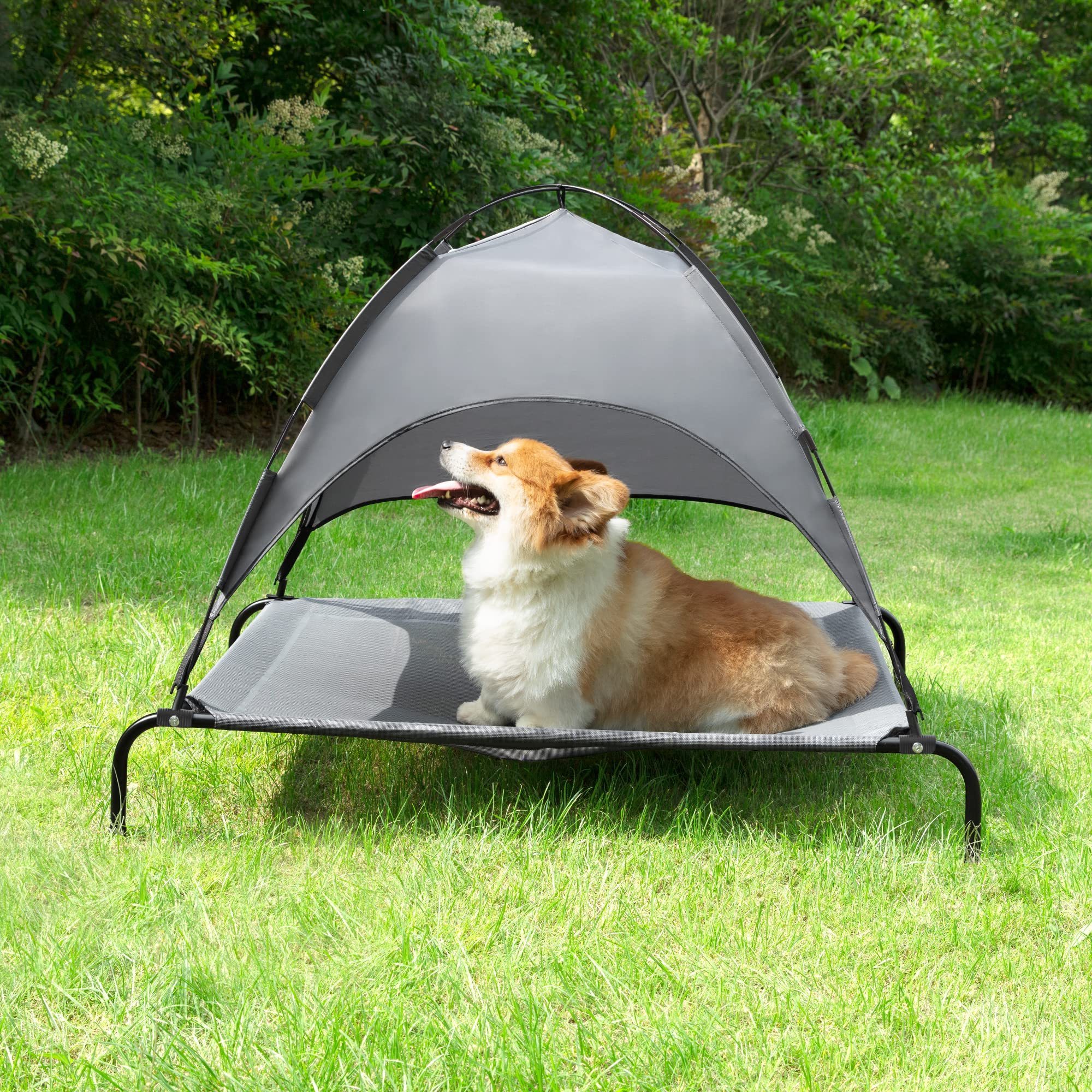 Elevated Dog Cat Bed Pet Hammock Portable Detachable Removable Free Standing Cat Sleeping Dog Bed Indoor Outdoor Pet Camp Bed