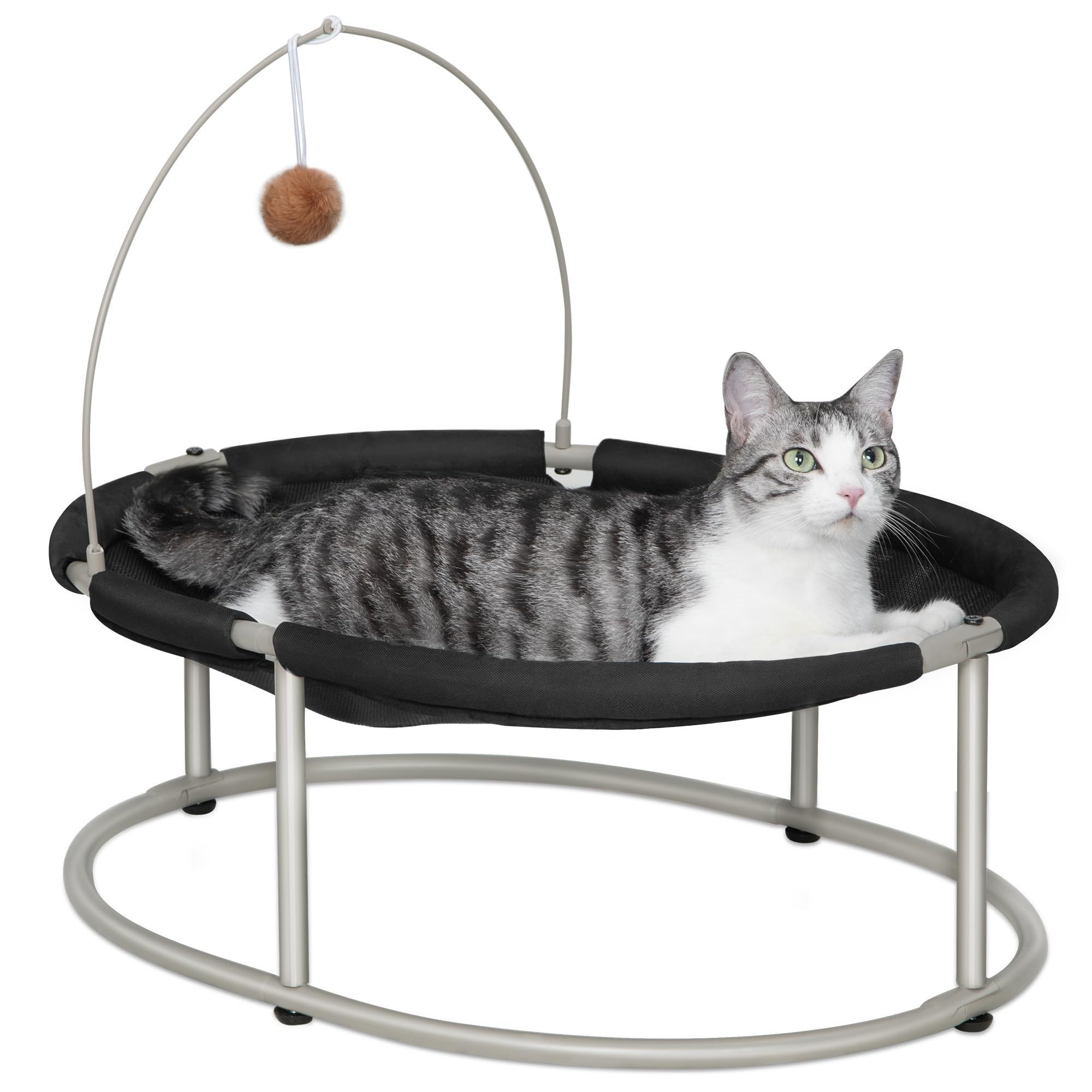 Sturdy New Cat Hammock Stainless Pet Bed Breathable mesh cloth four seasons universal pet bed removable washable cat bed