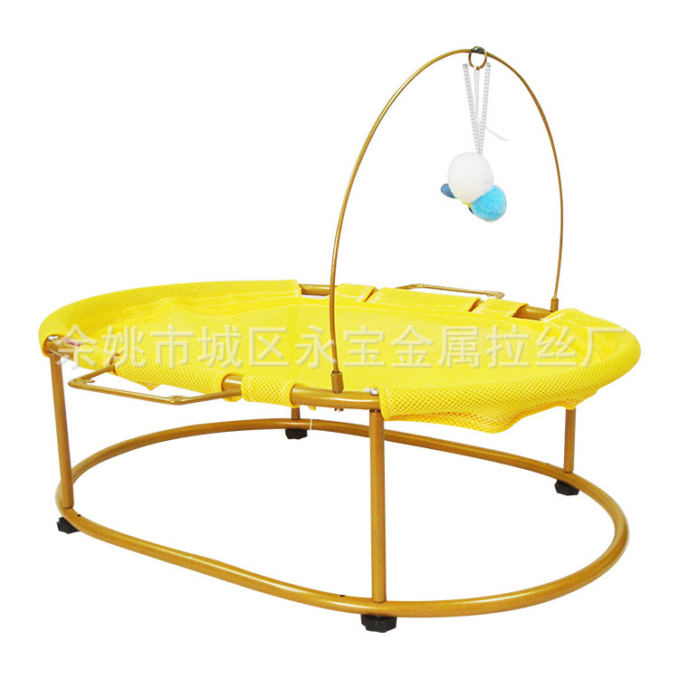 Portable Dog Trampoline Pet Raised Bed Elevated Breathable Bed