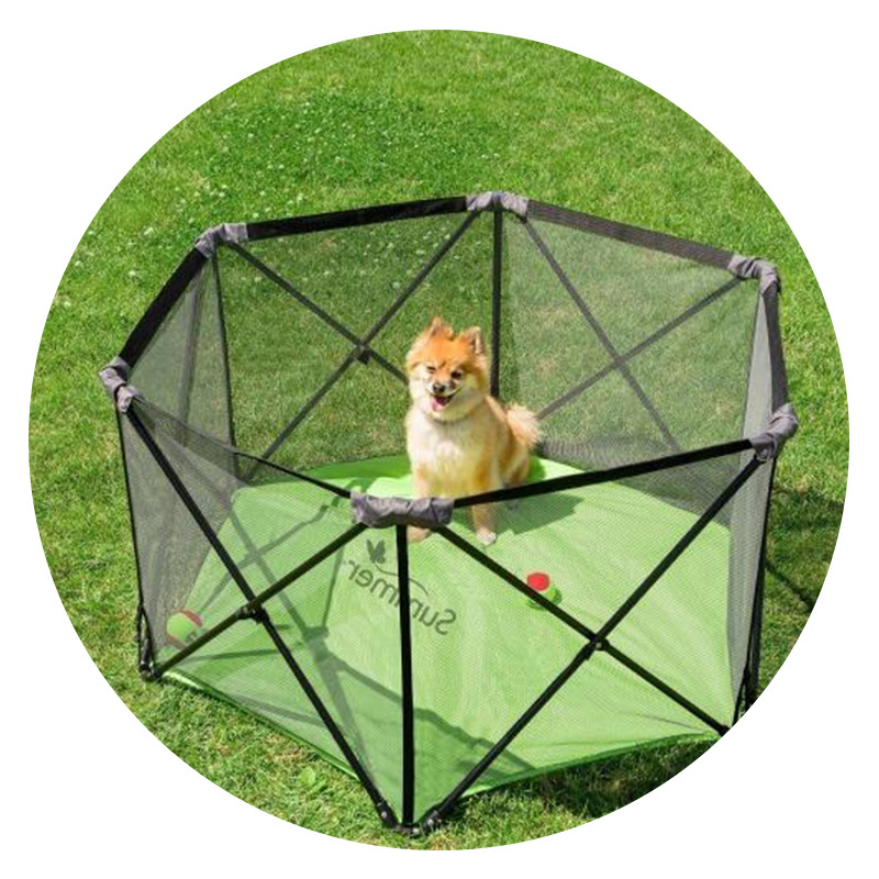 Most popular products china Portable Indoor DIY folding combination free metal dog pet fences indoor