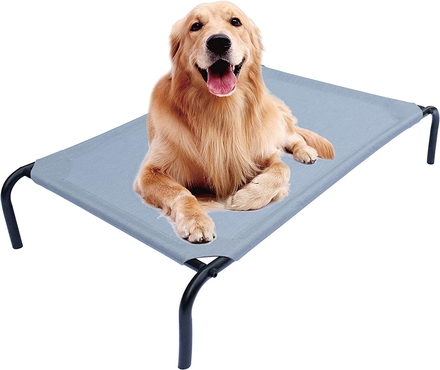 Cooling heavy dog  breathable mesh elevated detachable steel frame outdoor indoor Raised pet cot elevated dog bed pet bed