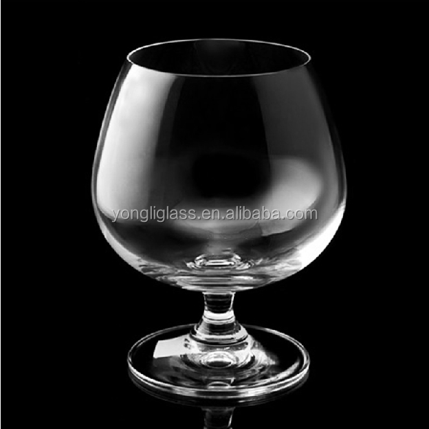 Factory supply new product crystal brandy glass cups with short stem, Brandy Glass snifter & balloon, wedding brandy snifter