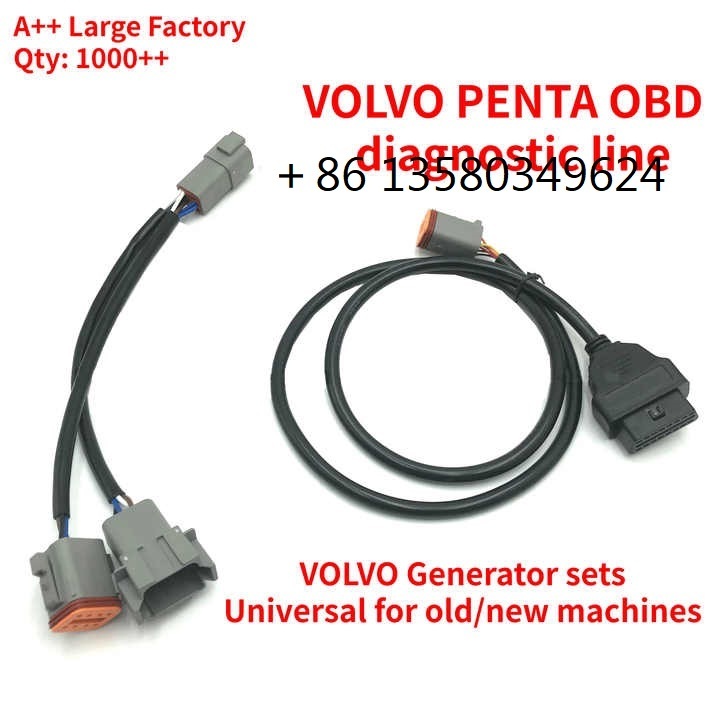 high-qualityGenerator sets Diagnostic Connect Cable 6+8 Pins cable is OEM for Generator Engine for Volvo-Penta Industrial diagno