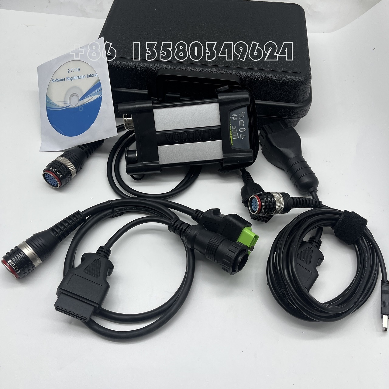 88894000 Diagnostic V2.7 V2.8 Toolkit is OEM for Vocom Communication Unit II of Vovo Excavator II Tool Yacht  VODIA SOFT