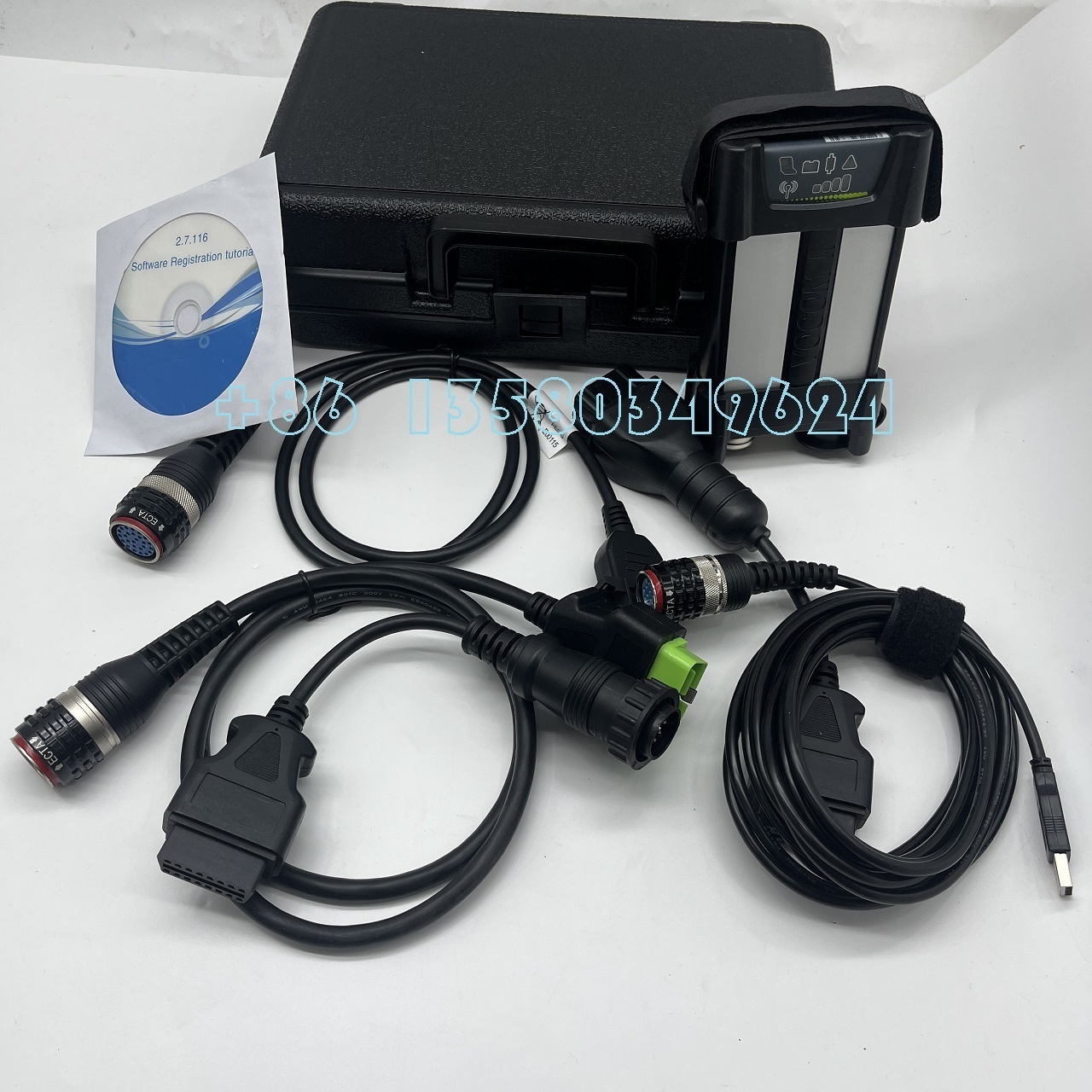 88894000 Diagnostic V2.7 V2.8 Toolkit is OEM for Vocom Communication Unit II of Vovo Excavator II Tool Yacht  VODIA SOFT