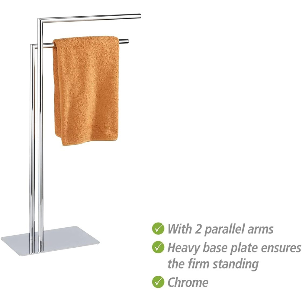 ODM/OEM Towel Racks Hotel Nordic 304 Drying Storage Holder Stainless Steel Bath Corner Accessory Towel Racks Bathroom