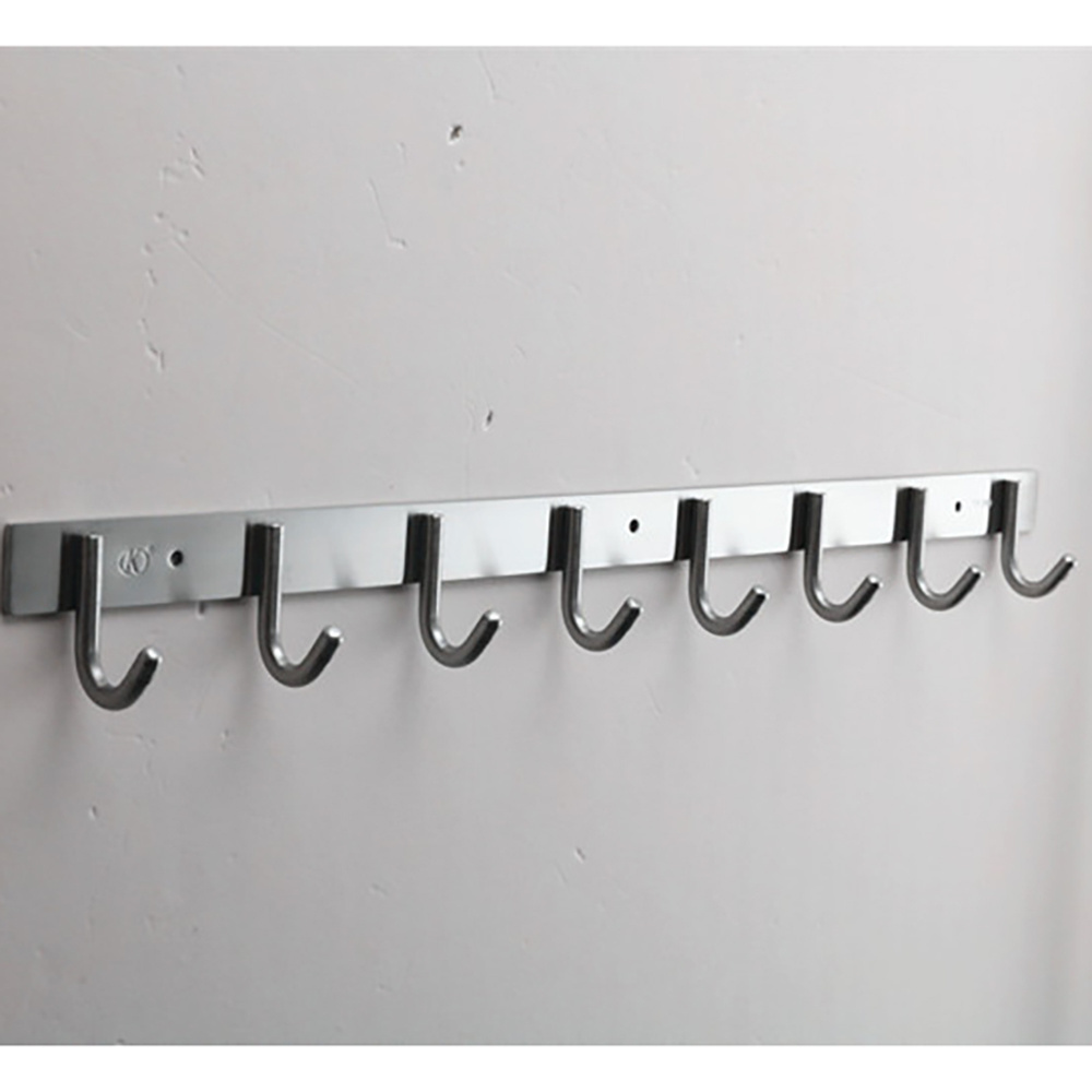 Kitchen Bathroom Stainless steel Hooks  for Hanging Towels Clothes Robe Hat Kitchen tableware Rack Wall Hooks