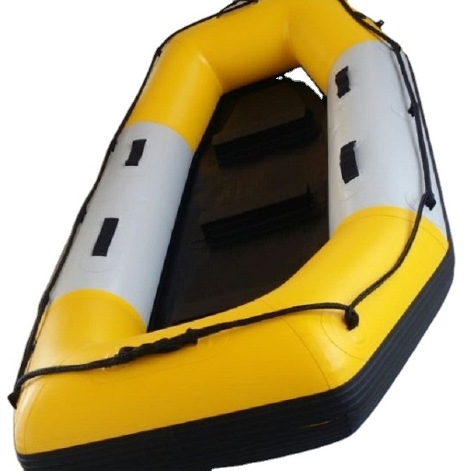 Self Bailing River rowing drifting Hypalon PVC Inflatable Rafting Boat Whitewater Fishing