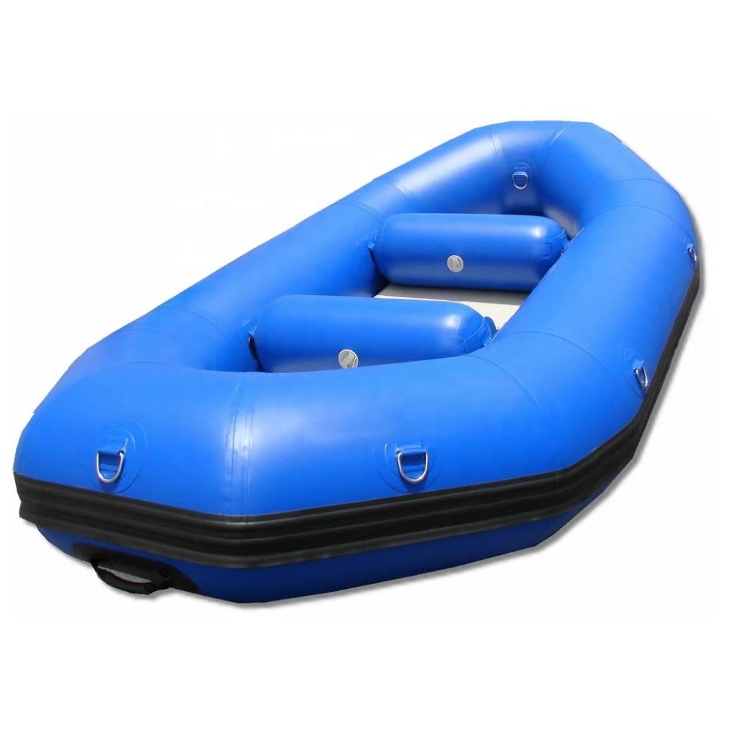 2024 New Design PVC/Hypalon 8 Persons Inflatable Raft Whitewater Inflatable Fishing Boat Raft