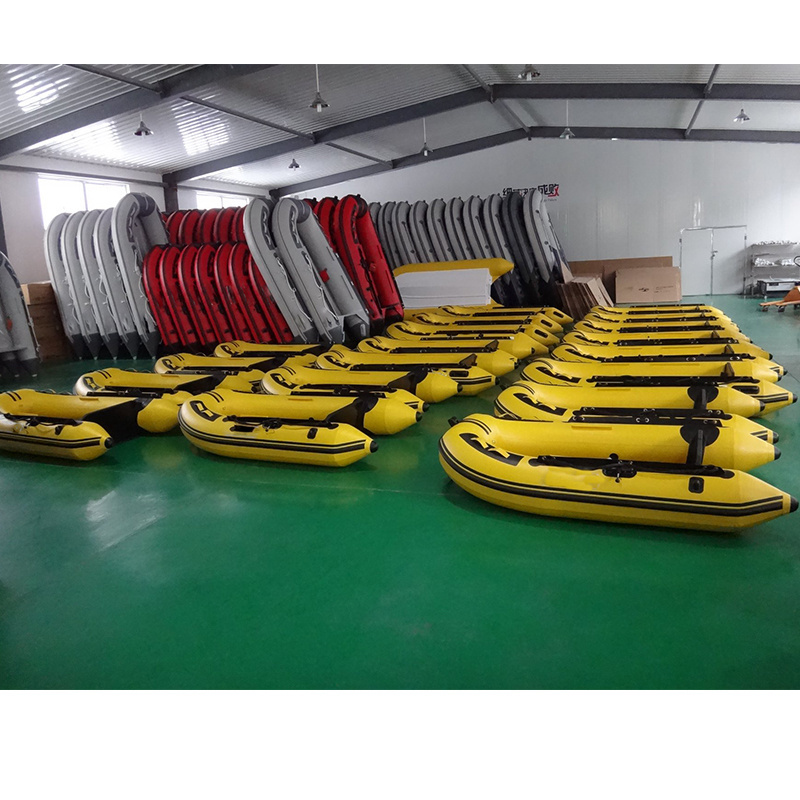 Portable PVC Hypalon Rubber Heavy Duty Inflatable Pontoon Fishing Boat Small Inflatable Boat