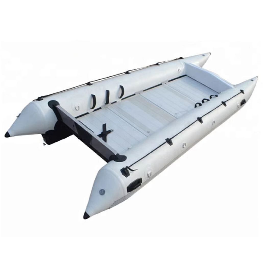 Factory Price Widely Used Inflatable Boat with Electric Outboard Motor Fiberglass boat