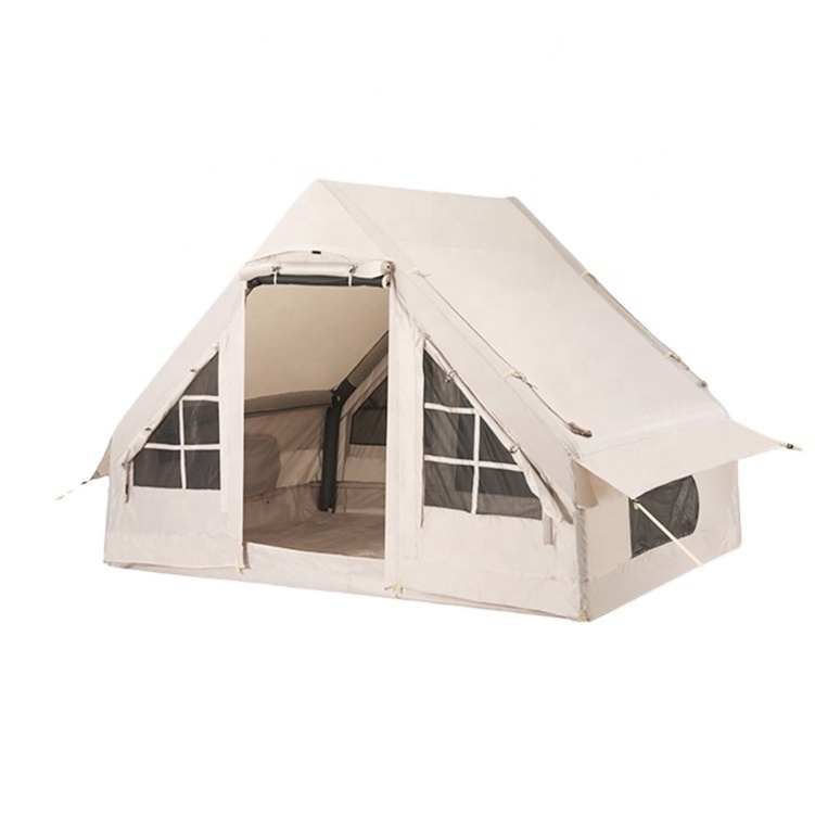 Wholesale Price PVC Outdoor waterproof winter air inflatable cabin house camping tent