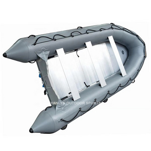 Direct Selling With Bottom Reinforced China Made Inflatable Boat With Aluminium Floor Transom  plastic boat