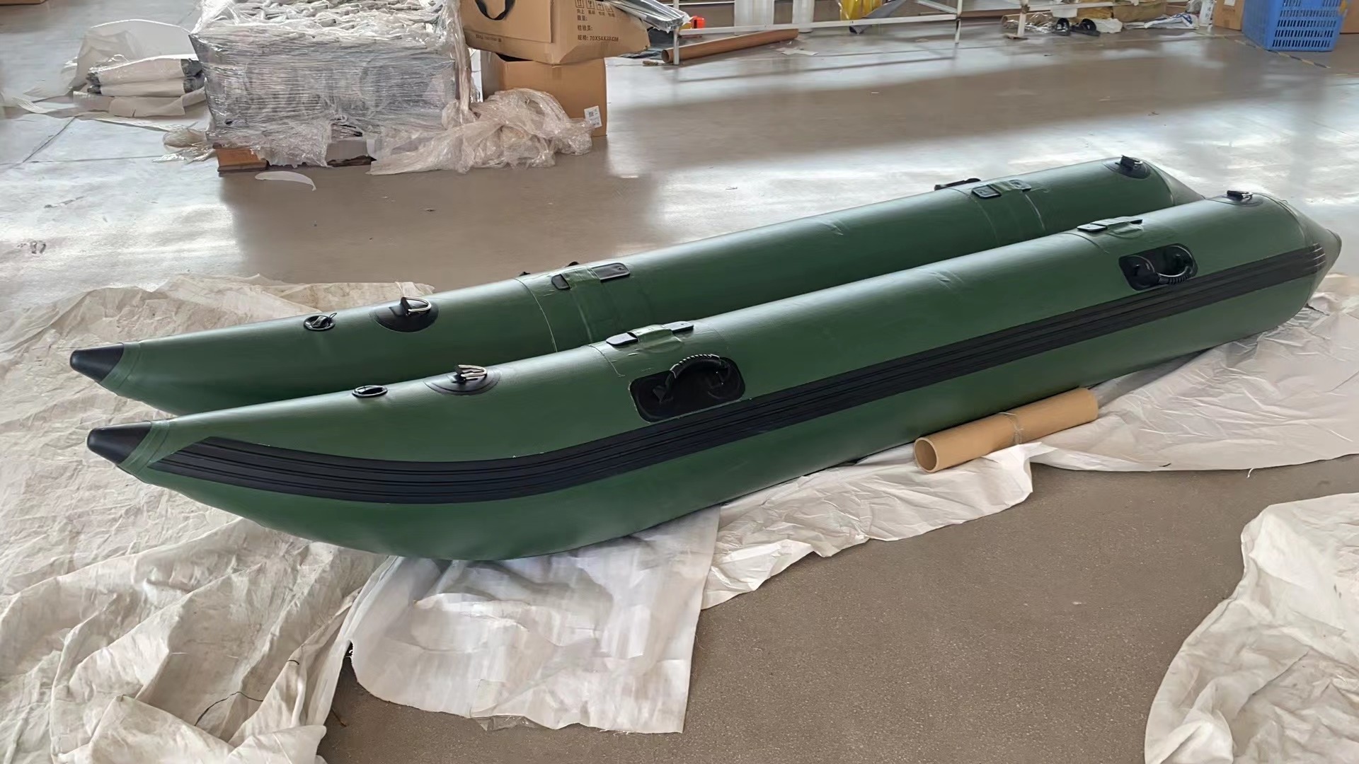 PVC Material Cataraft Pontoons Inflatable Boat Tubes Floating Pontoon Tubes for Water Sports