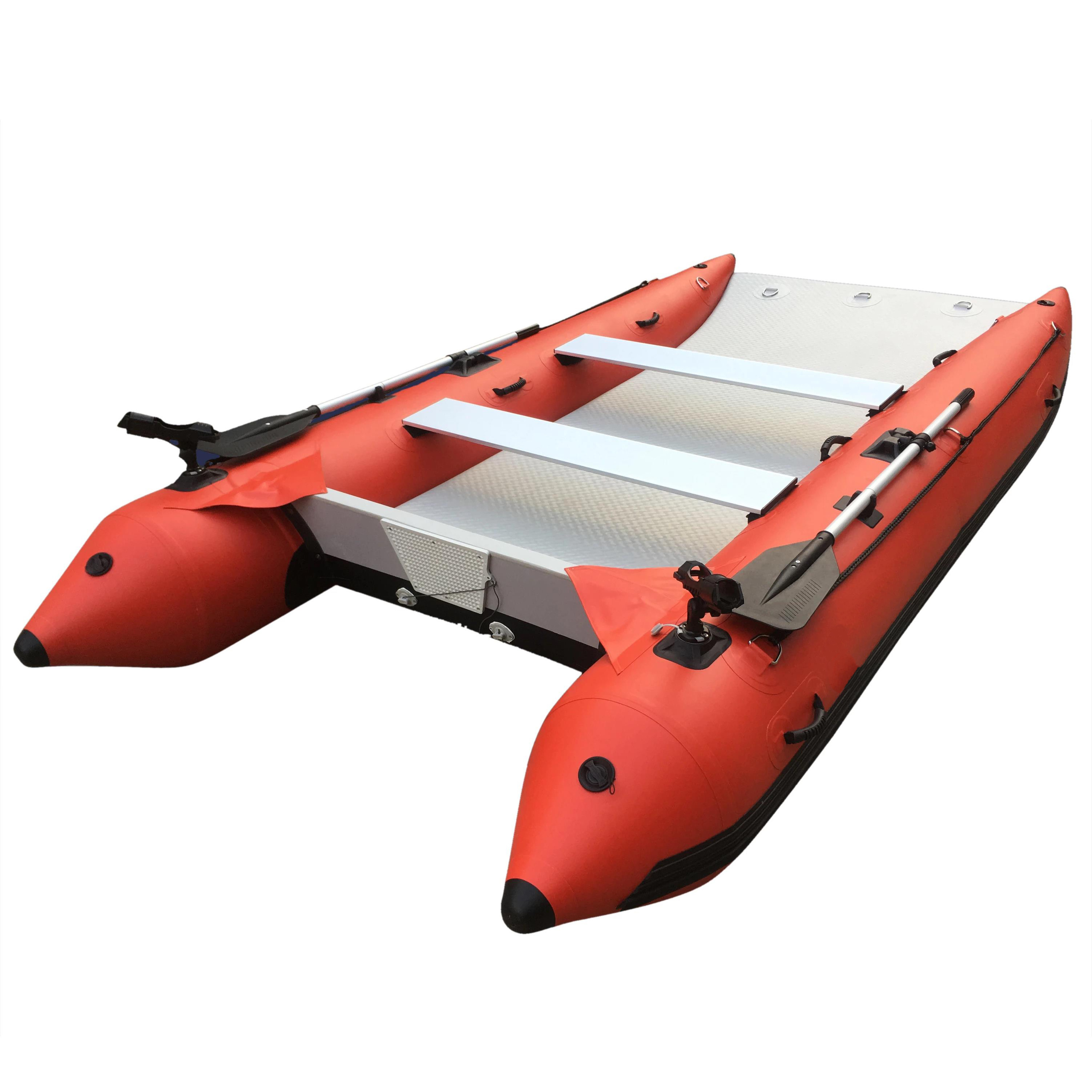 Best Seller 4.0mm PVC 0.9mm High Speed catamaran boat  for sale