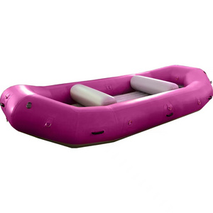 Self Bailing River rowing drifting Hypalon PVC Inflatable Rafting Boat Whitewater Fishing