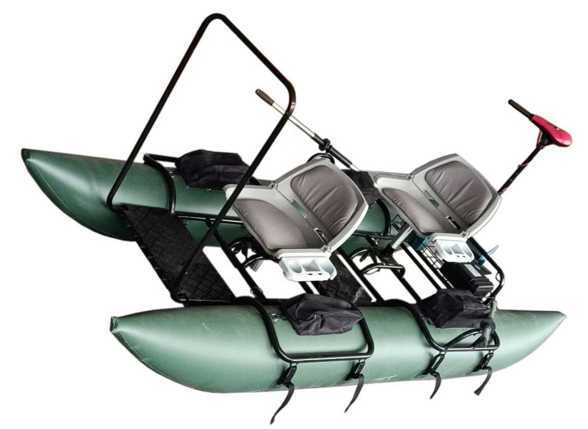 Sit On Top Kayak Air Tube Inflatable Pontoon Floating Fishing Boat Customizable