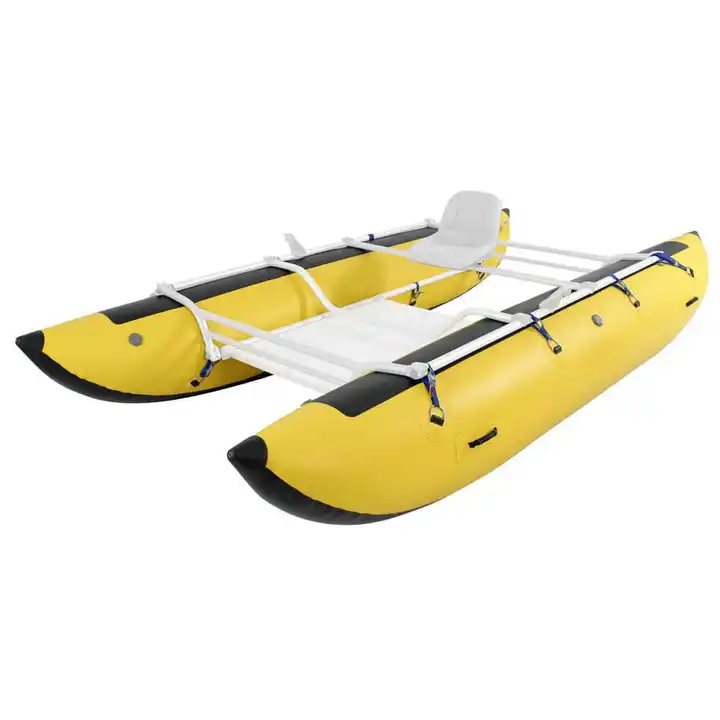 Sit On Top Kayak Air Tube Inflatable Pontoon Floating Fishing Boat Customizable