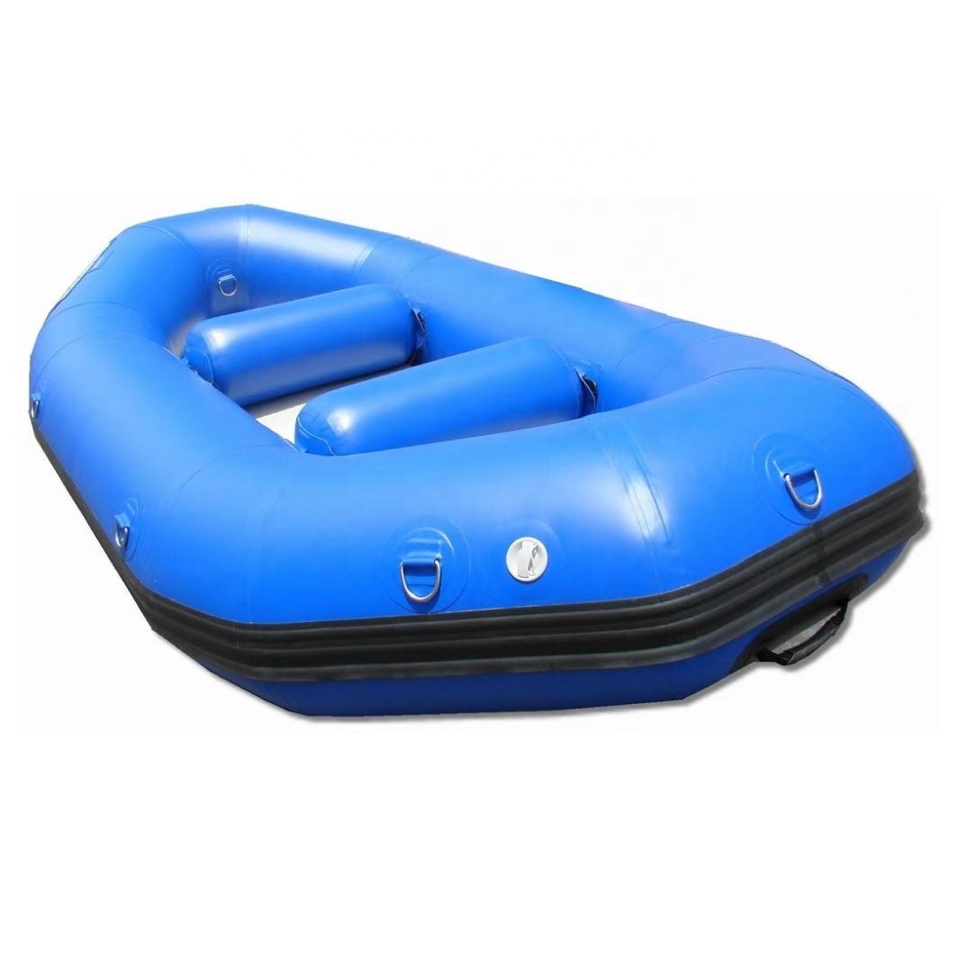 2024 New Design PVC/Hypalon 8 Persons Inflatable Raft Whitewater Inflatable Fishing Boat Raft