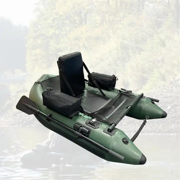 1 Person Fishing Boat Inflatable Portable Small Mini Fishing Boat For Fishing