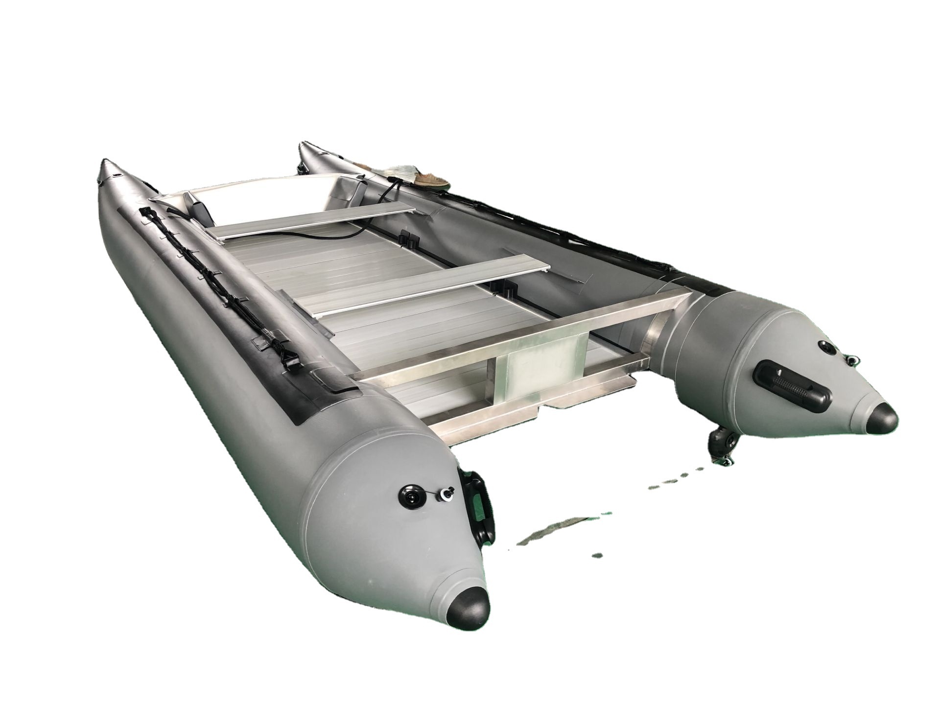 Factory Price Widely Used Inflatable Boat with Electric Outboard Motor Fiberglass boat