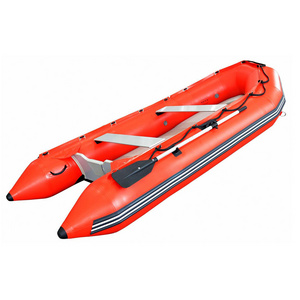 14.1ft Inflatable Boat Inflatable Kayak 2 Persons Canoe Fishing Inflatable Poonton Boat